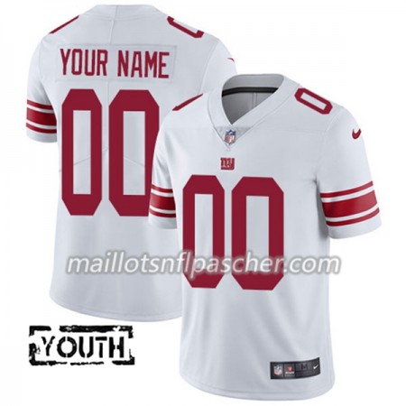 Maillot New York Giants Custom Blanc - Enfant
